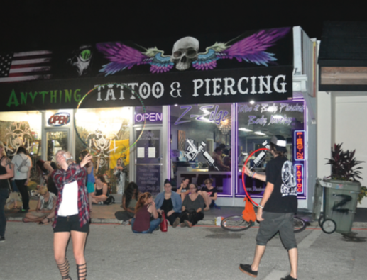 $30 tattoos and $10 piercings bring hundreds of students to Z-edge