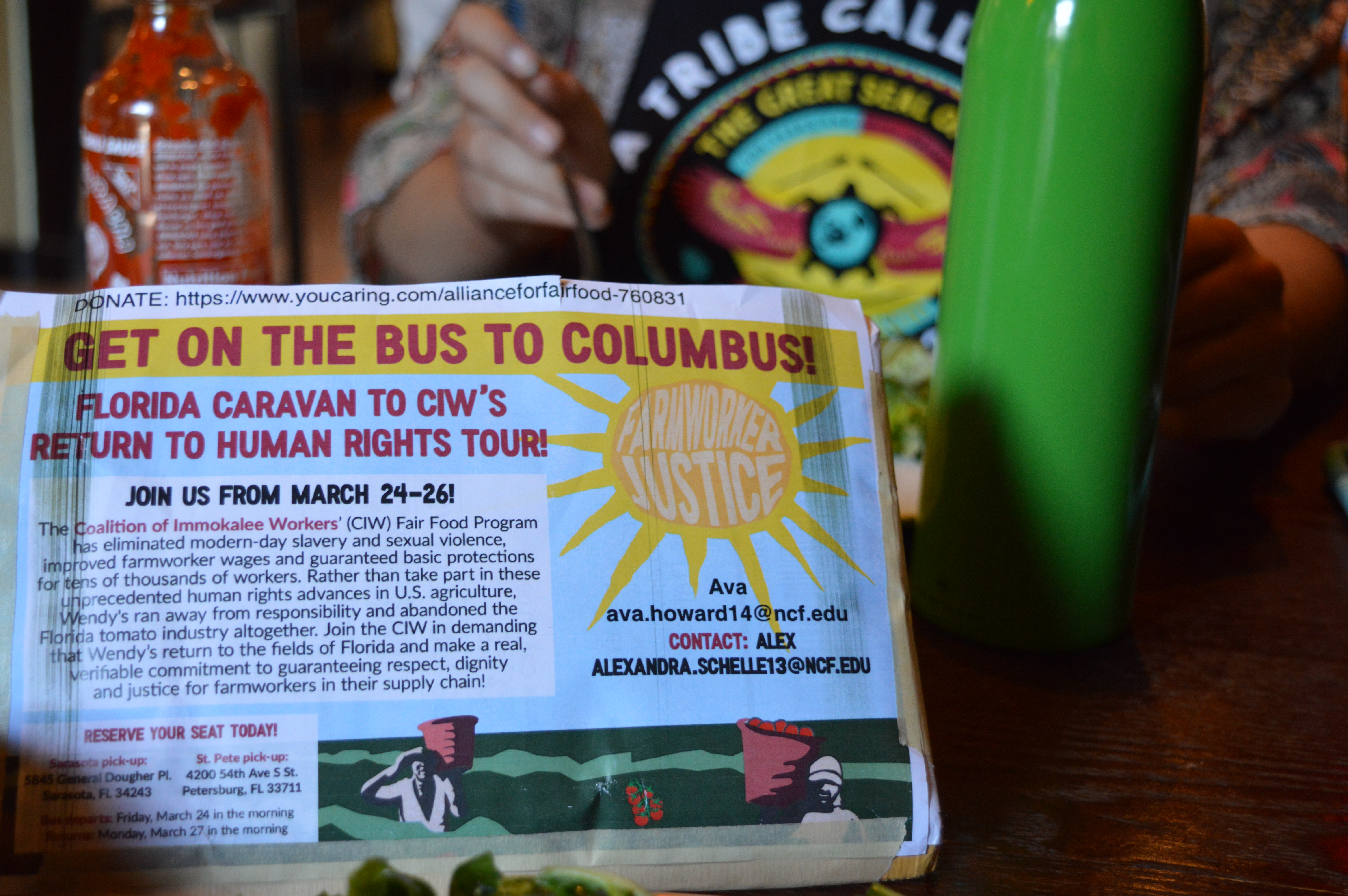 CIW hosts fundraiser for  upcoming ColumBUS