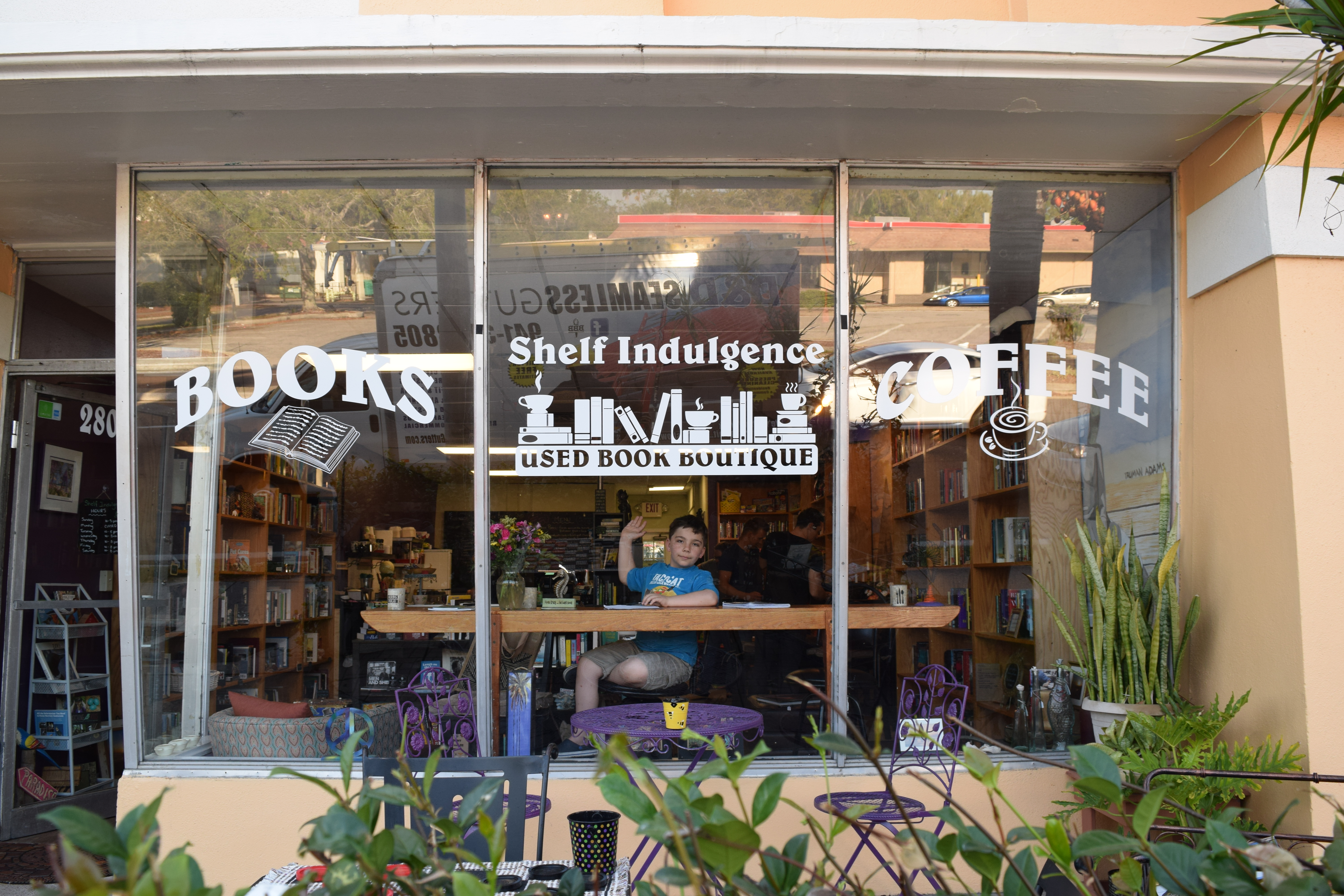 Shelf Indulgence: A book store, coffee shop, and study space