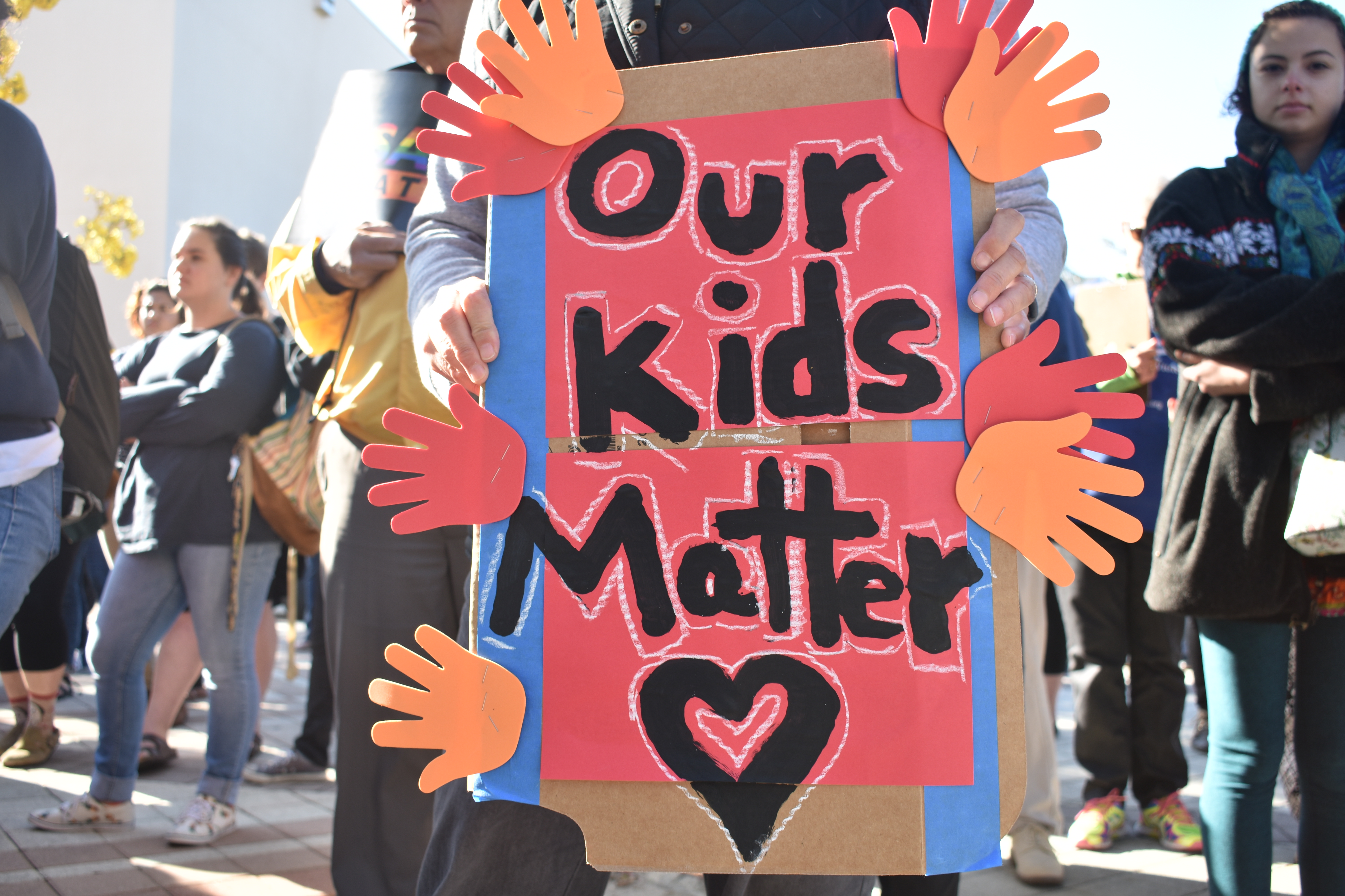 ‘Our Kids Matter!’ #Enough NCF Walkout draws crowd of 300