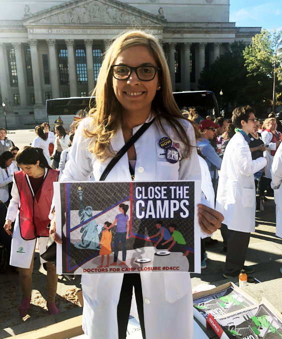 Doctors for Camp Closure protest immigration policies