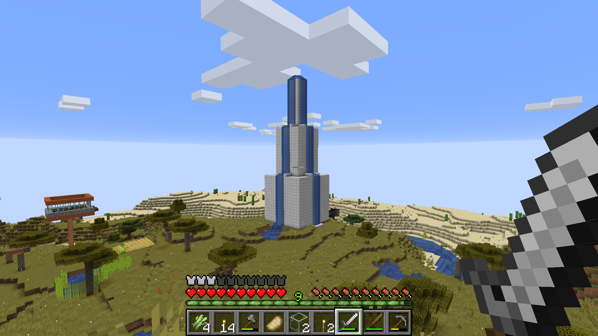 Build and explore with other Novos in the New College Minecraft realm