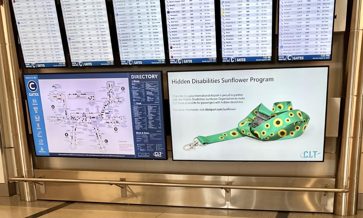 The Sunflower Program makes a reappearance in airports