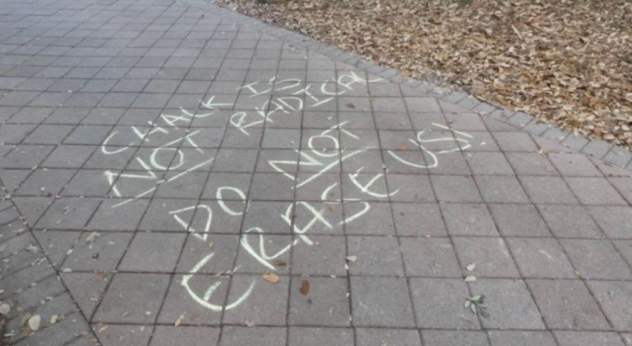 Chalking on campus: where do you draw the line?