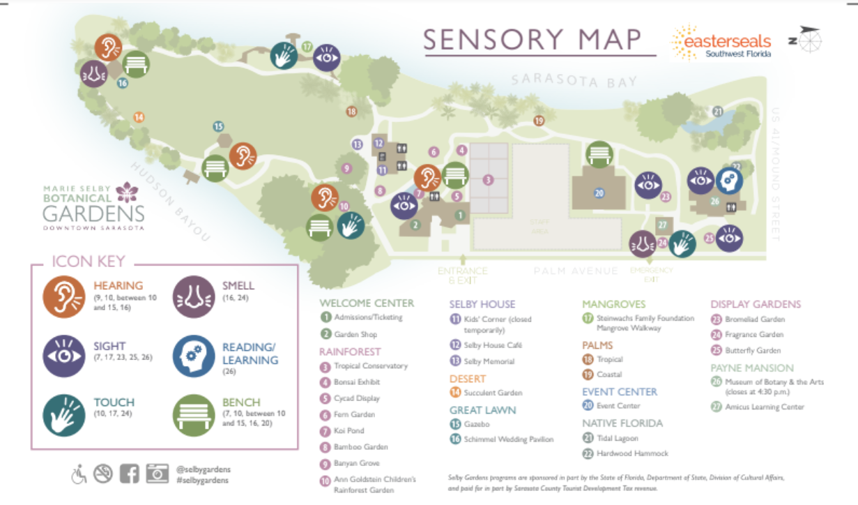 Sensory satisfaction through nature at Marie Selby Botanical Gardens