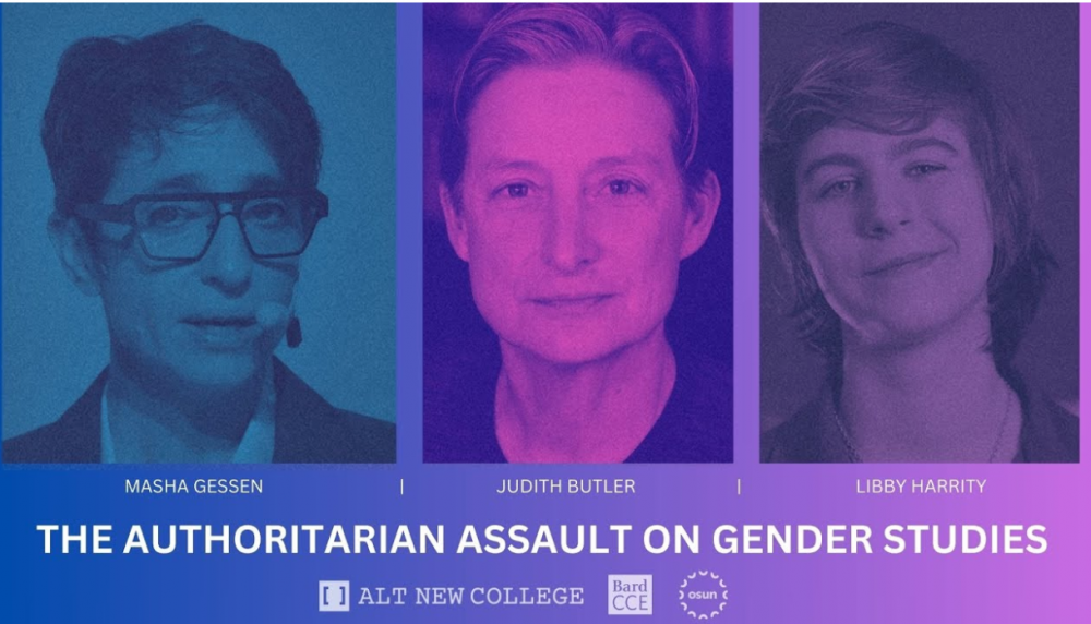 First ALT NEW COLLEGE webinar featuring Judith Butler and Masha Gessen ...